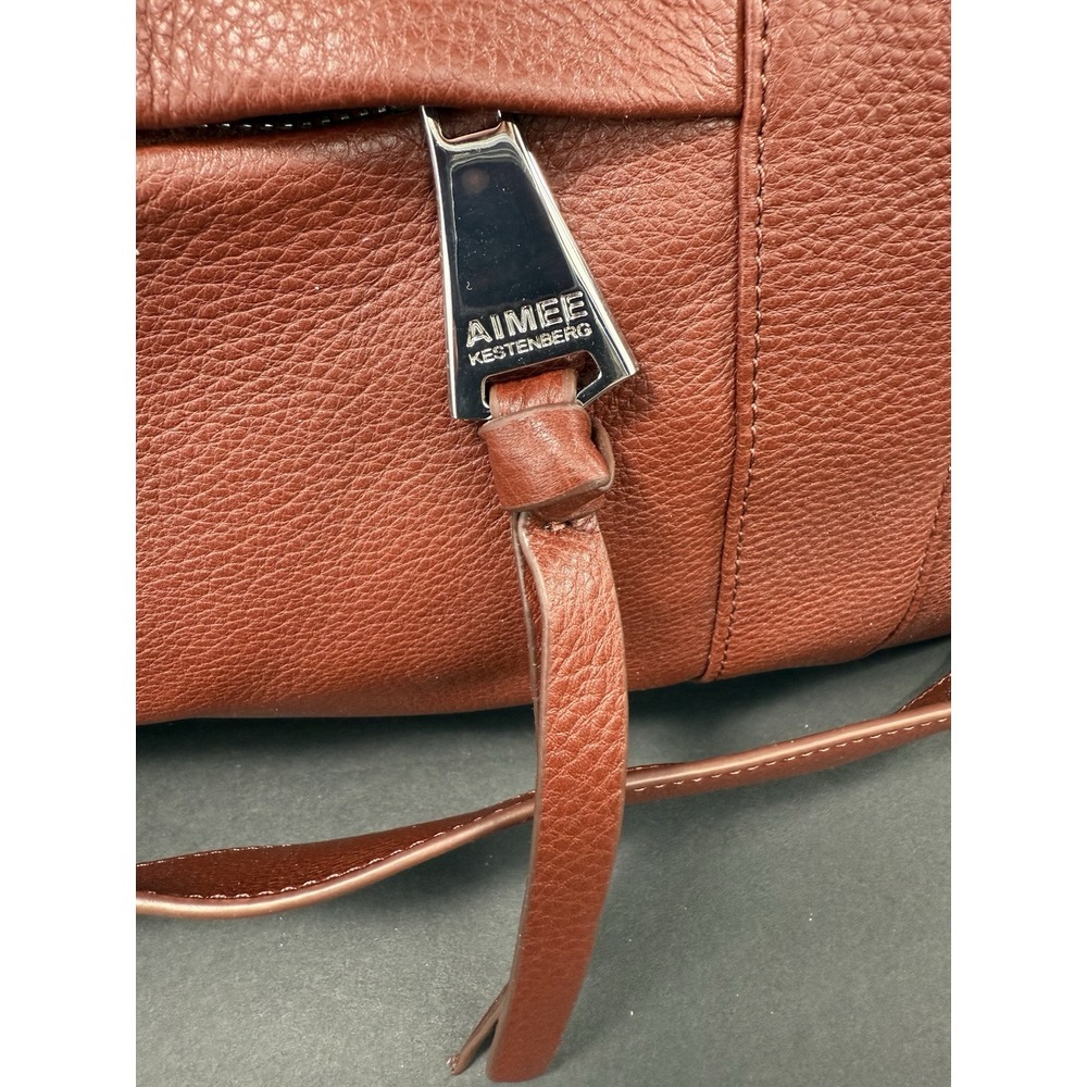 Aimee Kestenberg Suzie Large Convertible Satchel Leather Handbag Purse Bag - Picture 3 of 16